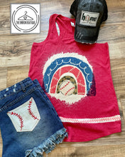 Load image into Gallery viewer, Denim Baseball Laced Shorts