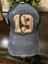 Load image into Gallery viewer, Custom Number Baseball Hats