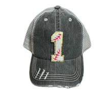 Load image into Gallery viewer, Custom Number Baseball Hats