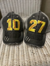 Load image into Gallery viewer, Custom Softball Number Hats