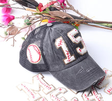 Load image into Gallery viewer, Custom Number Baseball Hats