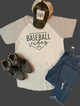 Load image into Gallery viewer, Baseball Vibes Raglan Top