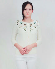 Load image into Gallery viewer, Floral O’Hara Cream Cardigan