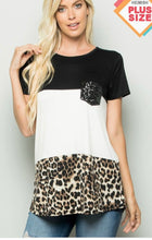 Load image into Gallery viewer, Colorblock PLUS Top - The Barron Boutique