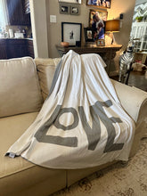 Load image into Gallery viewer, Oversized LOVE Throw Blanket