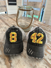 Load image into Gallery viewer, Custom Softball Number Hats