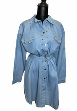 Load image into Gallery viewer, Simply Riveted Denim Dress
