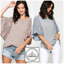 Load image into Gallery viewer, Starlet in Stripes Top (2 Colors)