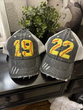 Load image into Gallery viewer, Custom Softball Number Hats