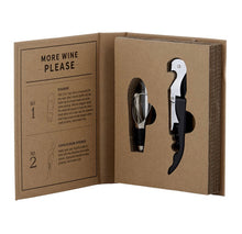 Load image into Gallery viewer, Wine Stopper-Cardboard Book Set