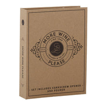 Load image into Gallery viewer, Wine Stopper-Cardboard Book Set
