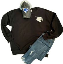 Load image into Gallery viewer, Coming & Goin’ Bobcat Sweatshirt (Black or Royal)