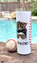 Load image into Gallery viewer, Skinny Sports Tumblers (Football & Baseball)