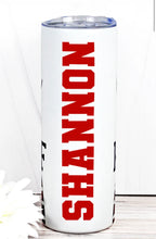 Load image into Gallery viewer, Skinny Sports Tumblers (Football & Baseball)