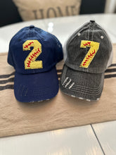 Load image into Gallery viewer, Custom Softball Number Hats