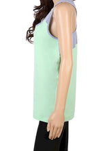 Load image into Gallery viewer, Seersucker Accent Racerback Tank Top