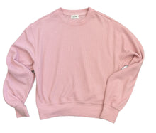 Load image into Gallery viewer, Pink Waffle Short Set