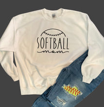 Load image into Gallery viewer, Softball Mom Sweatshirt