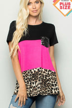 Load image into Gallery viewer, Colorblock PLUS Top - The Barron Boutique