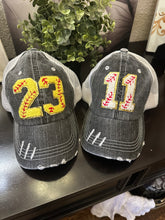 Load image into Gallery viewer, Custom Softball Number Hats
