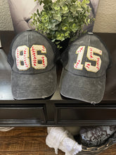 Load image into Gallery viewer, Custom Number Baseball Hats