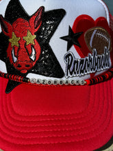 Load image into Gallery viewer, Arkansas Razorback Hat CHAINS (Various Styles)