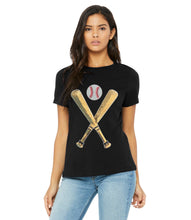Load image into Gallery viewer, Sequin Baseball Bat &amp; Ball Tops (Tanks, Tees &amp; Sweatshirts)