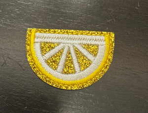 Lemon Iron On Patches