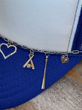 Load image into Gallery viewer, Baseball Charm Hat Chains