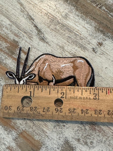 Antelope Oryx Iron On Patch