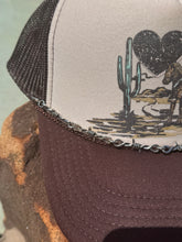 Load image into Gallery viewer, Feathered Desert Cowboy Trucker Hat