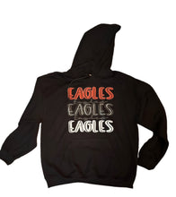 Load image into Gallery viewer, Black EAGLES Hoodie