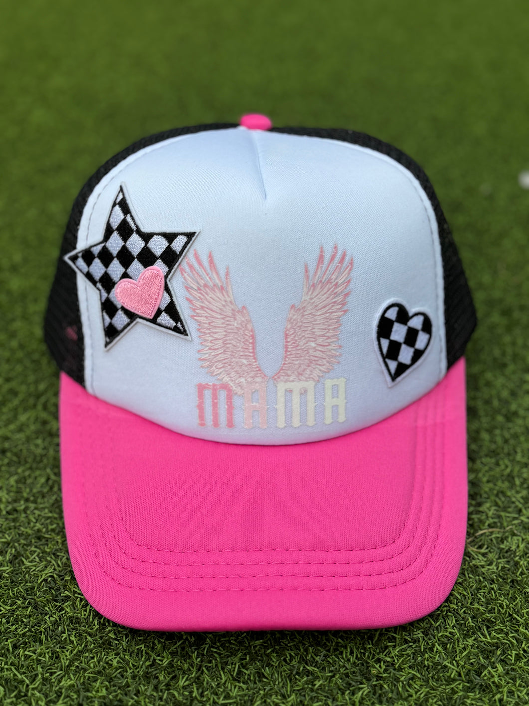 Mama is an Angel Trucker Hat