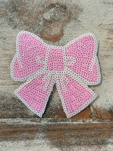 Load image into Gallery viewer, Sequin Bow Iron On Patches