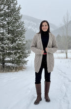 Load image into Gallery viewer, Cable Knitted Cape (Various Colors)