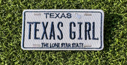 Texas Girl Iron On Patch