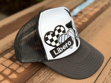 Load image into Gallery viewer, Volleyball Libero Checkered Trucker Cap