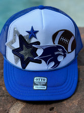 Load image into Gallery viewer, YOUTH Bobcat Trucker Hat in Royal Blue