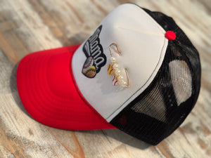 Mama of Both (Baseball & Softball) Trucker Patch Cap