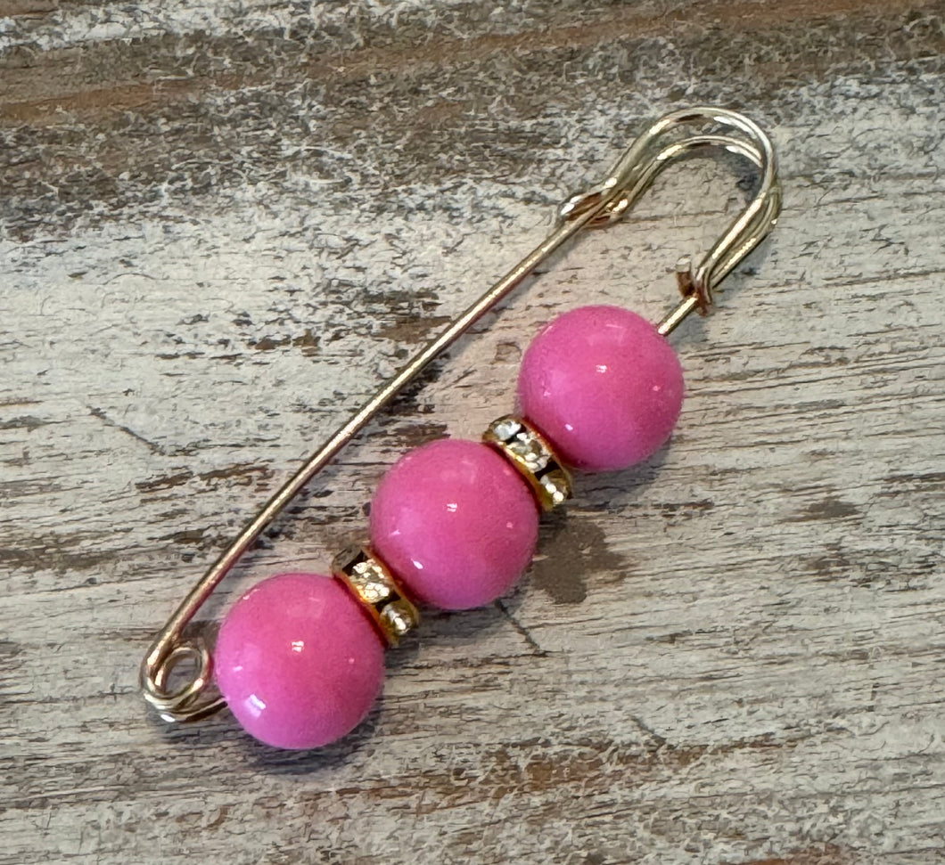 Bubblegum Bead Hat Pins