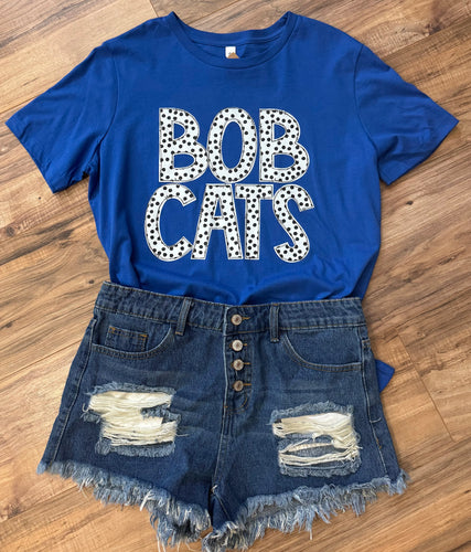 Bobcats & Polka Dots T-Shirt