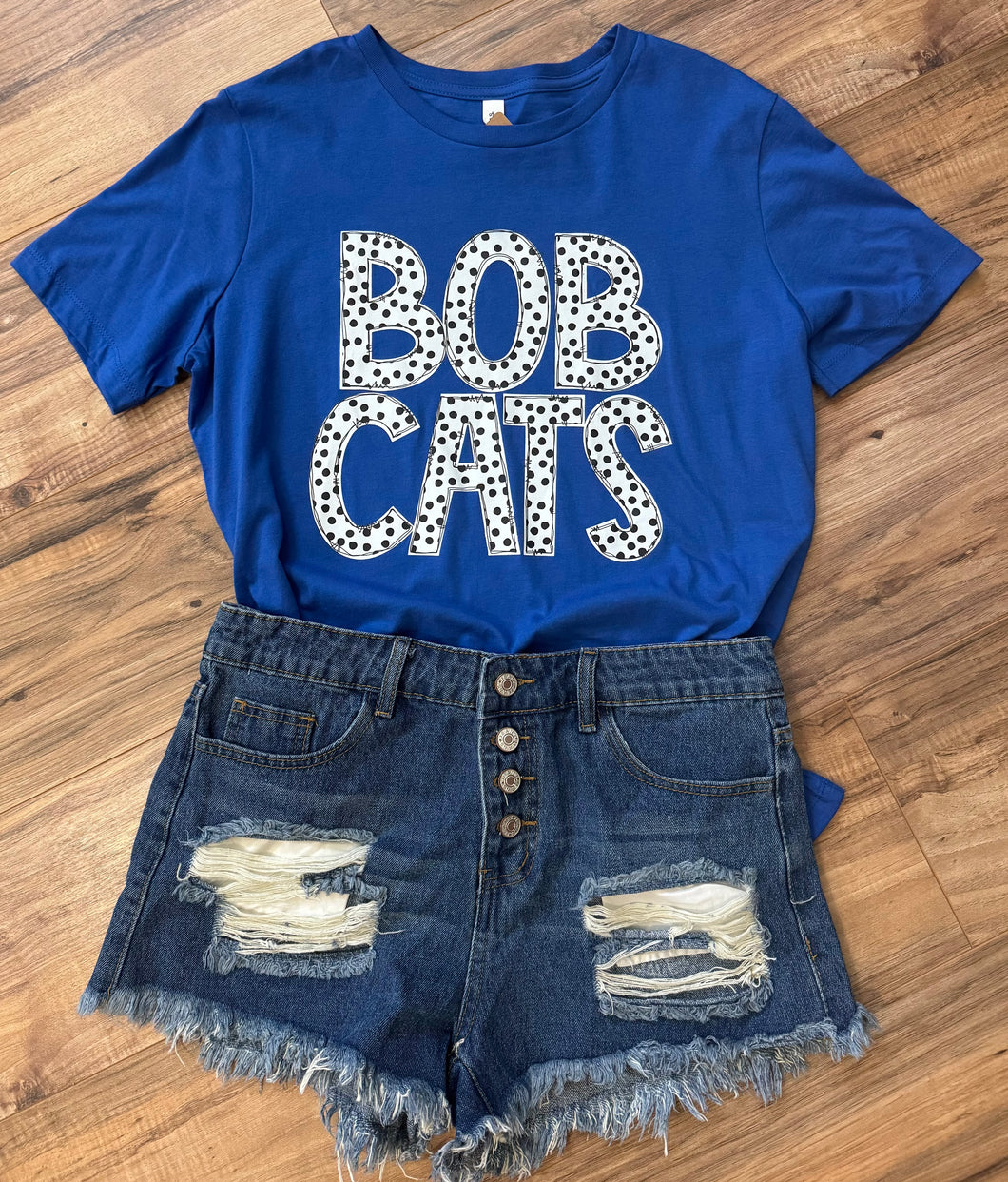 Bobcats & Polka Dots T-Shirt