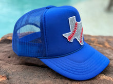 Load image into Gallery viewer, Texas Baseball Patch Trucker Hats