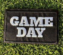 Load image into Gallery viewer, Black &amp; White Game Day Iron On Patches