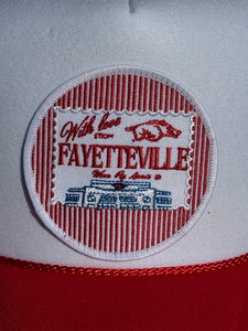 Fayetteville Arkansas Trucker Cap