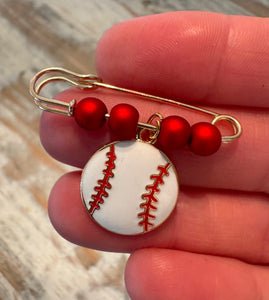Baseball Charm Pins