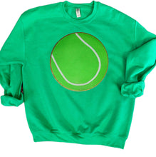 Load image into Gallery viewer, Sequin TENNIS Sweatshirt (Various Colors)