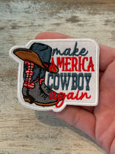 Load image into Gallery viewer, Make America Cowboy Again Iron On Patch