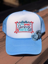 Load image into Gallery viewer, She Loves Jesus and America Too Hat