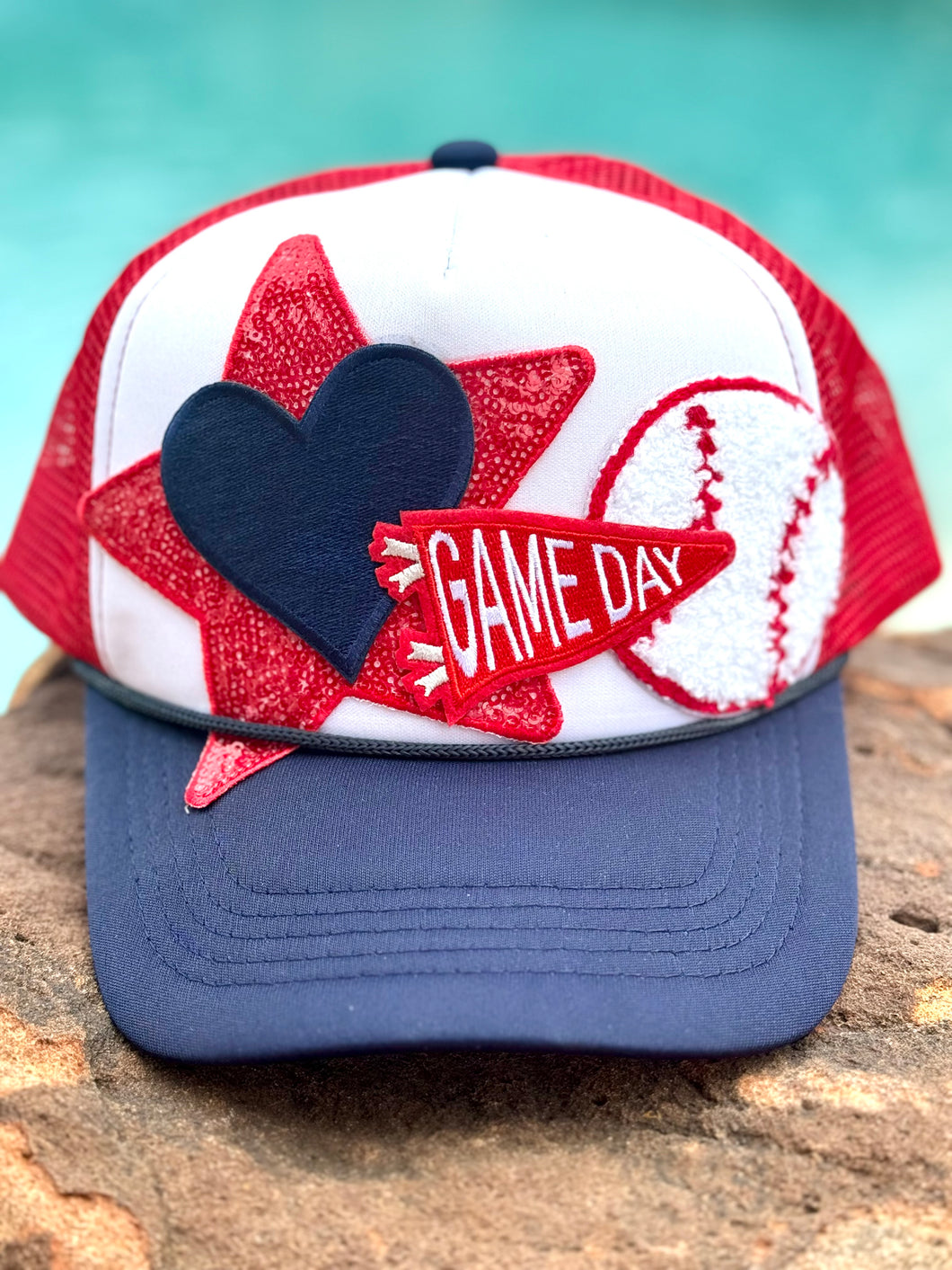 Baseball Game Day Trucker Hat